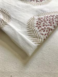 Tela de Algodón Estampada a Mano con Diseño Tradicional Indio del Árbol de la Vida, Estampado Buti, Textil Artesanal - Product Image 5