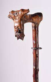 Bâtons de marche pliants manche en métal avec bois de haute qualité marche malade - Product Image 2