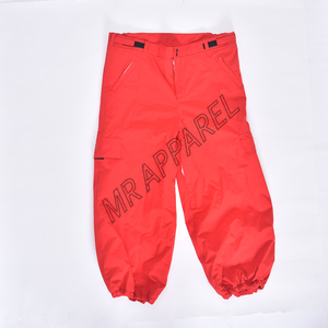 Pantalon de neige de ski cargo rouge vif 2025 imperméable et isolé avec bouches d'aération taille réglable et doublure polaire chaude - Product Image 1