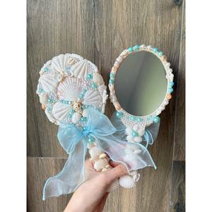 กระจกเปลือกหอยทำด้วยมือจากเปลือกหอยธรรมชาติสำหรับตกแต่งบ้านและใช้ในเวียดนาม - Product Image 6