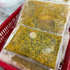 Pulpe de fruit de la passion congelée IQF de haute qualité, purée de fruits du Vietnam aigre-douce Service OEM disponible en vrac Options d'emballage sous vide - Product Image 1