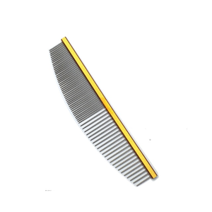 Alta calidad profesional ANTI STATIC 6,5 \ "9 \" azul media luna peine gato perro mascota herramientas de aseo incluyendo tijeras cepillos pequeños - Product Image 4