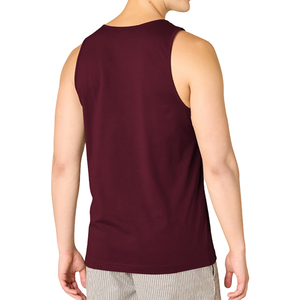 Débardeur décontracté respirant pour homme, couleur unie, tissu polyester/coton de haute qualité, design personnalisable - Product Image 2