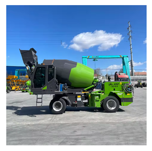 Camion malaxeur à béton autochargeur portable FJX en promotion, moteur diesel 4x4, 0,8 m3, petit modèle - Product Image 4