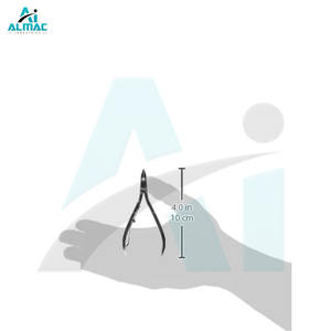 Recortador de uñas Manual de acero inoxidable ALMAC, recortador de cutículas de manicura para uso en salón de casa, base de instrumentos quirúrgicos - Product Image 3