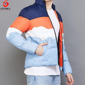 2025 New Fashion Winter Outdoor Men Padded Down <b>Quilted</b> Jacket Custom Color Puffer Jacket <b>for</b> Men - Product Image 3