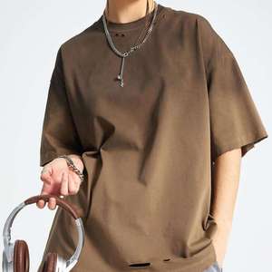 Camisetas de Manga Corta para Hombre, Diseño Premium, para Deportes al Aire Libre, Verano, Cuello Redondo, Patrón Sólido, Cómodas, Venta al Por Mayor - Product Image 1