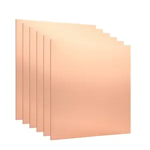 Copper Plate Sheet Pure Electrolytic Copper Cathode C10100/C10200/C10300 Copper Sheet 99.99% Manufacturer Customized