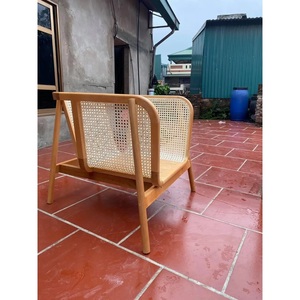 Chaise en rotin de forme personnalisée à usage général moderne de meubles de maison d'emballage standard contemporain en bois du Vietnam - Product Image 4