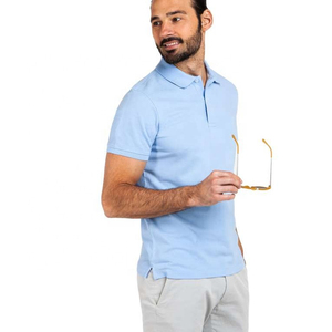 Polo de golf pour hommes, taille XL, logo brodé personnalisable, tissu tricoté décontracté, short vierge en soie imprimé uni, vente en gros - Product Image 3
