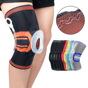 Genouillère antidérapante de compression personnalisable en gros Manchon de jambe Gymnastique Protection sportive Coudes Genouillères Coussinets Vente en gros personnalisé - Product Image 5