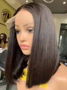 Wholesale Price Vietnamese Human Hair <b>Wig</b> Front Lace Soft Layer Cuticle Aligned High Density - Product Image 3