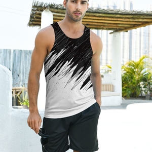 Custom Design <b>Mens</b> Beach Tank Top Quick Dry Sublimated Sleeveless Workout <b>Muscle</b> <b>Vest</b> - Product Image 6