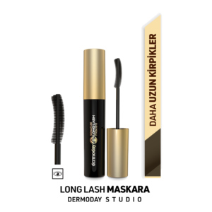 Dermoday Signature Long Lash Mascara 10ml Volume intense Brosse en silicone Allongeant Noir - Product Image 2