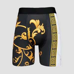 2025 Nueva ropa interior de tiro alto personalizada para hombre con estampado de dibujos animados divertidos de alta calidad 100% Calzoncillos bóxer de algodón hechos en Pakistán