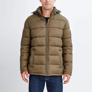 Chaqueta acolchada larga y fina para hombre superventas, diseño cómodo de talla grande con tendencia superior con logotipo personalizado y etiqueta privada - Product Image 1