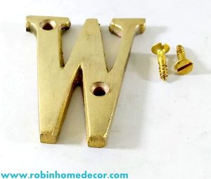 Elegantes Letras del Alfabeto de Latón Ornamental con Letras Decorativas para Decoración del Hogar, Hoteles, Restaurantes y Exhibiciones de Eventos - Product Image 4