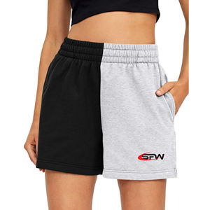 Short de survêtement pour femme avec poches Short de salon d'entraînement à cordon Vêtements de course d'été décontractés - Product Image 1