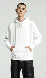 Sudaderas con Capucha de Punto Sólido de Marca Privada, 70% Algodón, 30% Poliéster, OEM, Serigrafía, Bordado, Invierno, Gruesas - Product Image 3