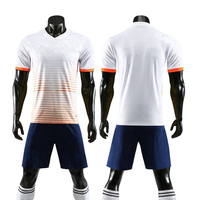 2023 Kit de football personnalisé de haute qualité matériau respirant à séchage rapide ensemble complet vêtements de football en gros