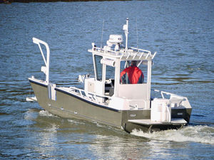 Bateau d'atterrissage <span class=keywords><strong>Commercial</strong></span> en aluminium de 24 pieds/bateau de travail utilitaire/bateau de pêche à Barge avec Console centrale - Product Image 4