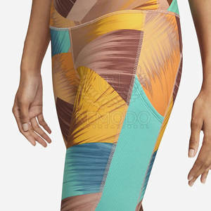 Leggings de tinte de corbata para mujer, venta al por mayor, pantalones de gimnasio de cintura alta, ropa deportiva elástica para Fitness, mallas de tinte de corbata estampadas - Product Image 4