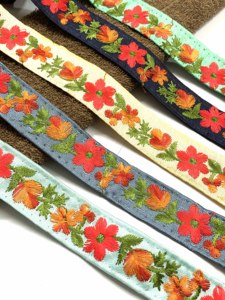 Bán Sỉ Ren Thêu Hoa Phong Cách Dân Tộc Ấn Độ Cổ Điển Trang Trí Viền Ren Thêu Lưới Nhiều Màu - Product Image 3