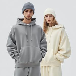 Pull à capuche respirant surdimensionné de haute qualité OEM Logo personnalisé Vêtements lourds 380gsm 420gsm 480gsm 500gsm Brodé - Product Image 6