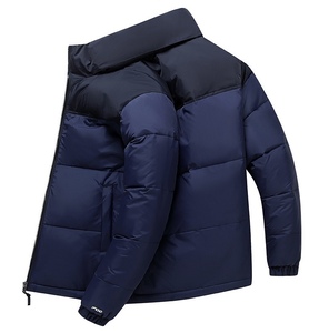 Veste matelassée personnalisée pour homme, manteaux en duvet fins avec col montant, fabricant de vestes matelassées personnalisées en gros, livraison DDP - Product Image 4