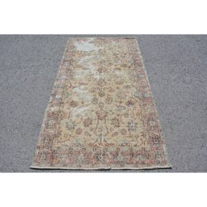 พรมสไตล์ตุรกีโบราณ6.9ft เบจแดง X 3.7สำหรับติดทางเดินห้องนอนยางสำหรับห้องนั่งเล่น - Product Image 1