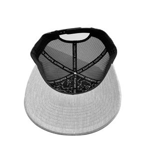Heather Gray Trucker <b>Hats</b> <b>for</b> <b>Men</b> Custom Embossed PVC Logo Sportswear Stylish <b>for</b> Outdoor <b>Fishing</b> & Casual Use - Product Image 5