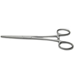Pinza hemostática europea, instrumentos quirúrgicos de Ángel derecho, calidad profesional, de acero inoxidable, hemostática - Product Image 1