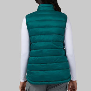 Bubble Puffer chaleco deportes invierno al aire libre sin mangas calidad única transpirable Puffer chaleco para mujer - Product Image 2