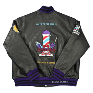 OEM Manufacturer's High Quality Custom <b>Baseball</b> Letterman Varsity <b>Jacket</b> <b>Men</b> Chenille Embroidery Wool Sleeves Winter High Street - Product Image 2