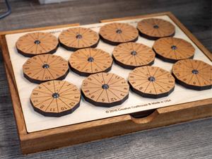 Jeu de logique en bois Dodecagon Dilemma pour les amateurs de puzzles, jeu de stratégie, collectionneurs, entraînement du cerveau et utilisation intellectuelle - Product Image 6