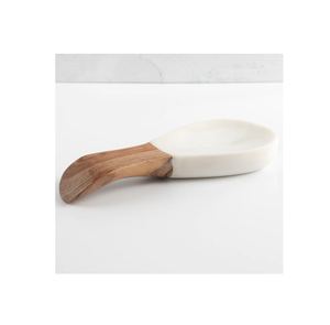 Cuchara de cocina de mármol y madera, soporte para utensilios de cucharón, soporte para cuchara para estufa, pieza de alta calidad al mejor precio - Product Image 3