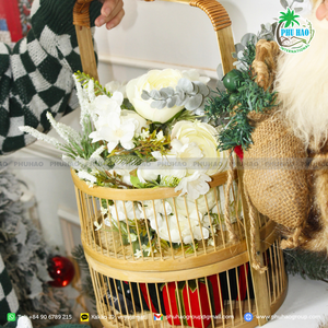 BEST PRODUCT Affordable <b>Bamboo</b> <b>Basket</b> From Vietnam for Eco-Friendly Gifting and Stylish Home Organization - Product Image 2