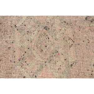 Tapis vintage Herki 3x11,8 pieds, tapis turc en laine camouflage rouge - Product Image 5