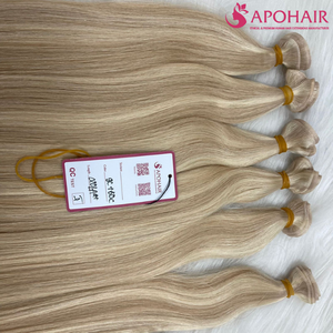 Vente en gros 20 pouces de luxe pour Genius Weft Mixte Piano Couleurs Droite Double Extensions de Cheveux Humains Bruts Vietnamien Remy (# 9c + 60c) - Product Image 5