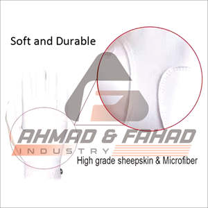 Vente en gros de gants de golf avec logo personnalisé Gants de sport durables et respirants en cuir blanc - Product Image 4