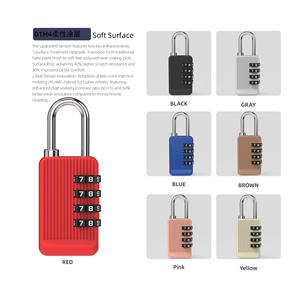 Gimnasio Equipaje Viaje Aleación de zinc Código de alta seguridad Número <span class=keywords><strong>Candado</strong></span> de combinación de <span class=keywords><strong>3</strong></span> dígitos - Product Image 5