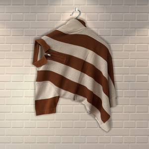 Fabricante de Camiseta de punto personalizada, ropa de calle, Camiseta de punto Polo de moda informal para hombre con cremallera - Product Image 2