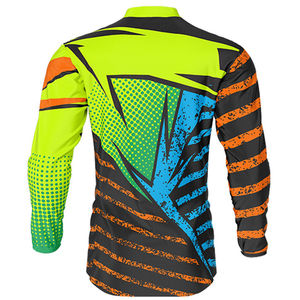 Maillot de course personnalisé, maillot de motocross, qualité adorable, impression sérigraphique, tissu respirant, vêtements de course automobile, haut unisexe, maillot MX - Product Image 2