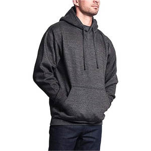 Sudadera con capucha Gris Carbón Estilo Premium Heavyweight Pullover Alta calidad Fleece Oversize Tallas grandes Sin cuerda Sudadera con capucha - Product Image 4