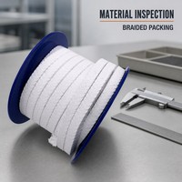 Emboutissage en PTFE pur pour pompe à boue et équipement de processus industriel