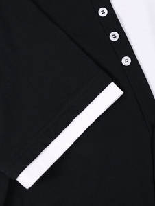 Camiseta blanca con cuello personalizado, camisa con diseño personalizado, botones y mangas, precio al por mayor - Product Image 5