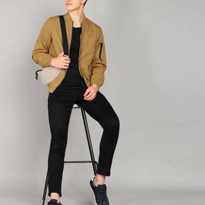 Vente en gros Blouson coupe-vent coupe-vent imperméable style High Street Vêtements d'hiver Blousons aviateur pour hommes Vestes OEM - Product Image 2