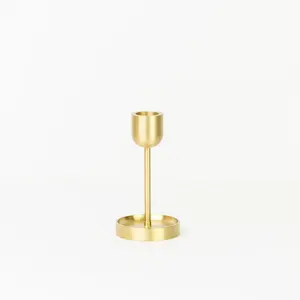 Bon vendeur emballage personnalisé véritable métal fer bougie faisant support nouveau Design décoration de table fantaisie bougeoir mariages - Product Image 1