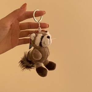 น่ารักและน่าเกลียดหมาป่าน่ารักตุ๊กตาในหนังแกะพวงกุญแจขนาดเล็กจี้ตุ๊กตากระเป๋าเป้สะพายหลังแขวนตกแต่งกระเป๋าจี้ - Product Image 6