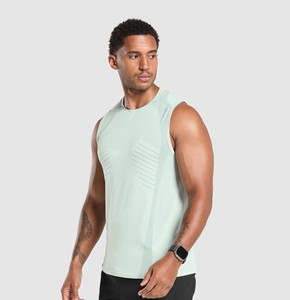 เสื้อกล้ามออกกำลังกายแขนกุดสำหรับผู้ชายเสื้อกล้ามคอตตอนแนวสตรีทปรับแต่งโลโก้ได้ตามต้องการ - Product Image 2